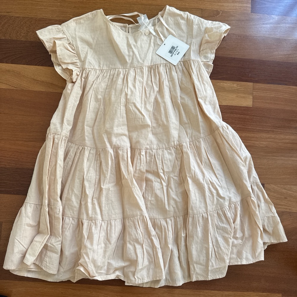 Selfie Leslie Tan Dress, Size S, Brand New with Tags